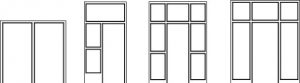 Sample Frame Elevations – MDI® Door